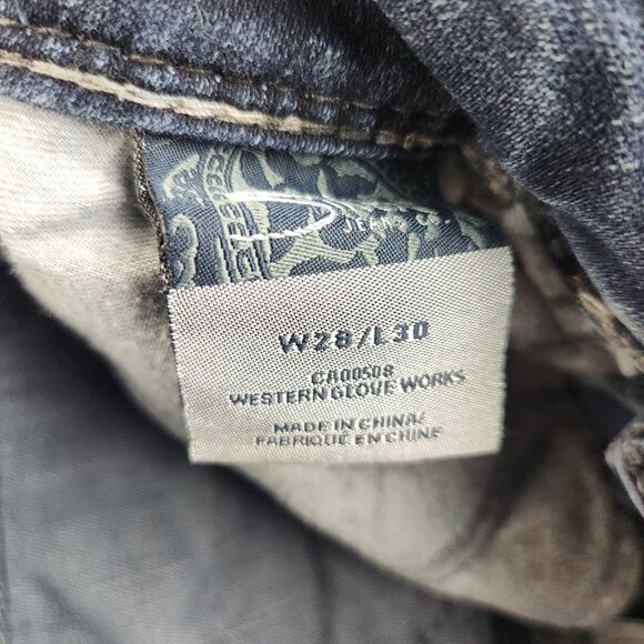 Silver Jeans Suki Bootcut Low Rise Stretch Blue Jeans Women's 28x30 Flap Pockets - Picture 4 of 12